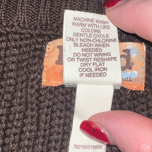 Vintage 1990s/Y2K Woman’s MUDD Espresso Sweater - Picture 3 of 5